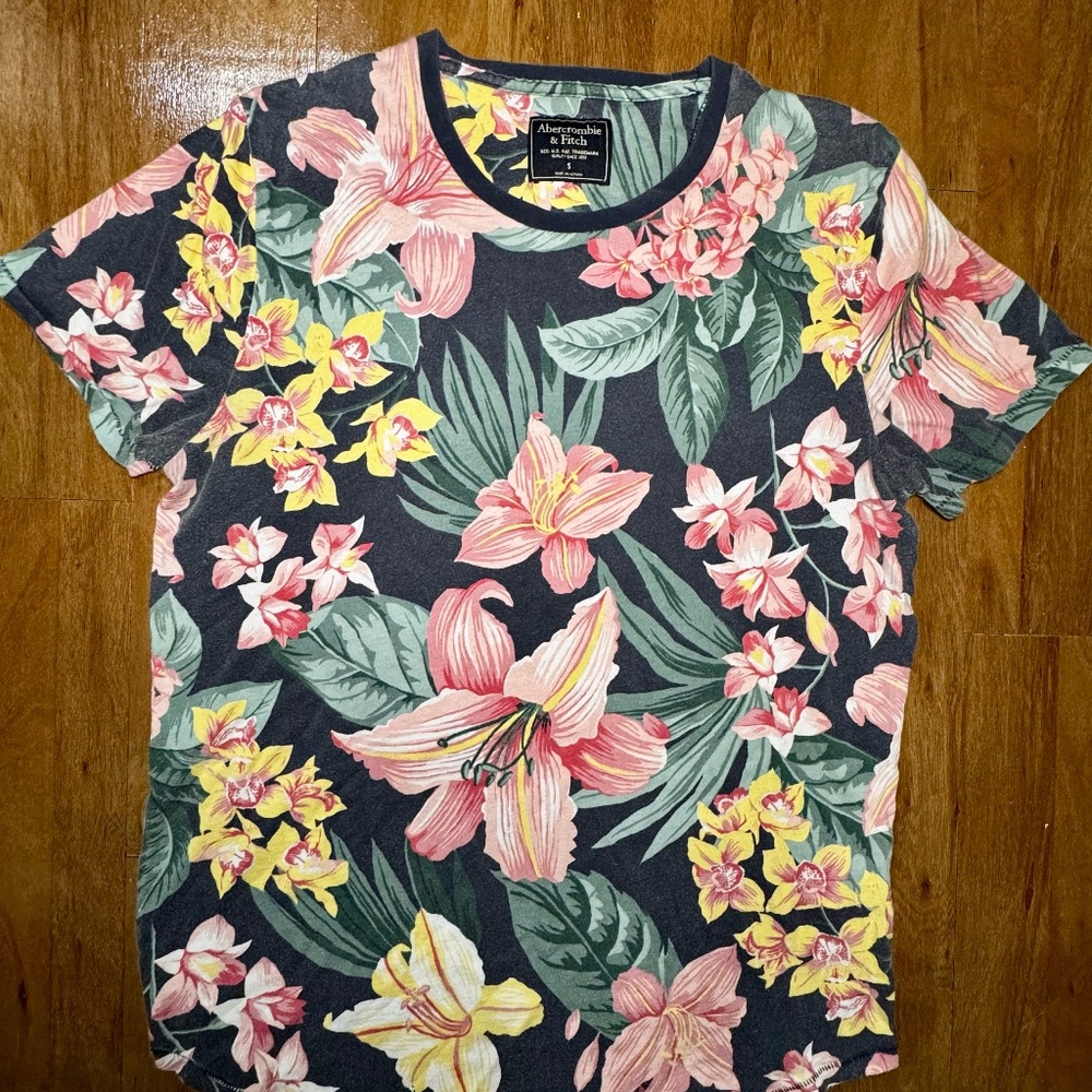 Men's Abercrombie & Fitch Soft A&F Tee - Floral